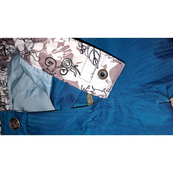 Obermeyer Womens Snow Pants Blue Size 8 Insulated Snow Pants 30x29 - Picture 10 of 13